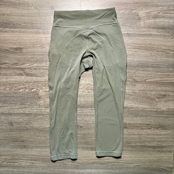 Lululemon Women's Get Centred High Rise Crop 21" Leggings - Grey - Picture 2 of 8